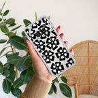 Black and White Flower Anti Yellow Case For Nothing Phone 2a 5G