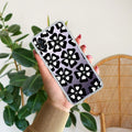 Black and White Flower Transparent Silicon case For OnePlus 8t / OnePlus 9R