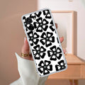 Black and White Flower Transparent Silicon case For OnePlus Nord CE5 5G