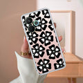 Black and White Flower Anti Yellow Case For Realme 15 Pro 5G