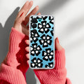 Black and White Flower Anti Yelllow Case For Realme 15X 5G