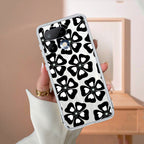 Black and White Flower Anti Yelllow Case For Realme 16 Pro 5G