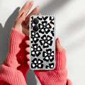 Black and White Flower Anti Yelllow Case For Realme P3 5G