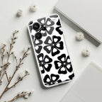 Black and White Flower Transparent Silicon case For Redmi/Xiaomi - ShopOnCliQ