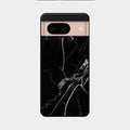 Black Marble Patter Glass Case Cover For Google Pixel 8 5G