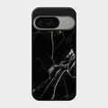Black Marble Patter Glass Case Cover For Google Pixel 9 5G