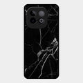 Black Marble Patter Glass Case Cover For Iqoo Neo 10 5G