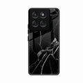 Black Marble Patter Glass Case Cover For Motorola Edge 60 Stylus 5G