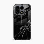 Black Marble Patter Glass Case Cover For OnePlus 15 5G