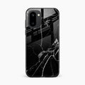 Black Marble Patter Glass Case Cover For OnePlus 15R 5G