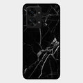 Black Marble Patter Glass Case Cover For Oneplus Nord 2T 5G