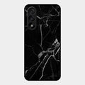 Black Marble Patter Glass Case Cover For Oneplus Nord 5 5G