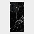 Black Marble Patter Glass Case Cover For Oneplus Nord Ce 3 5G