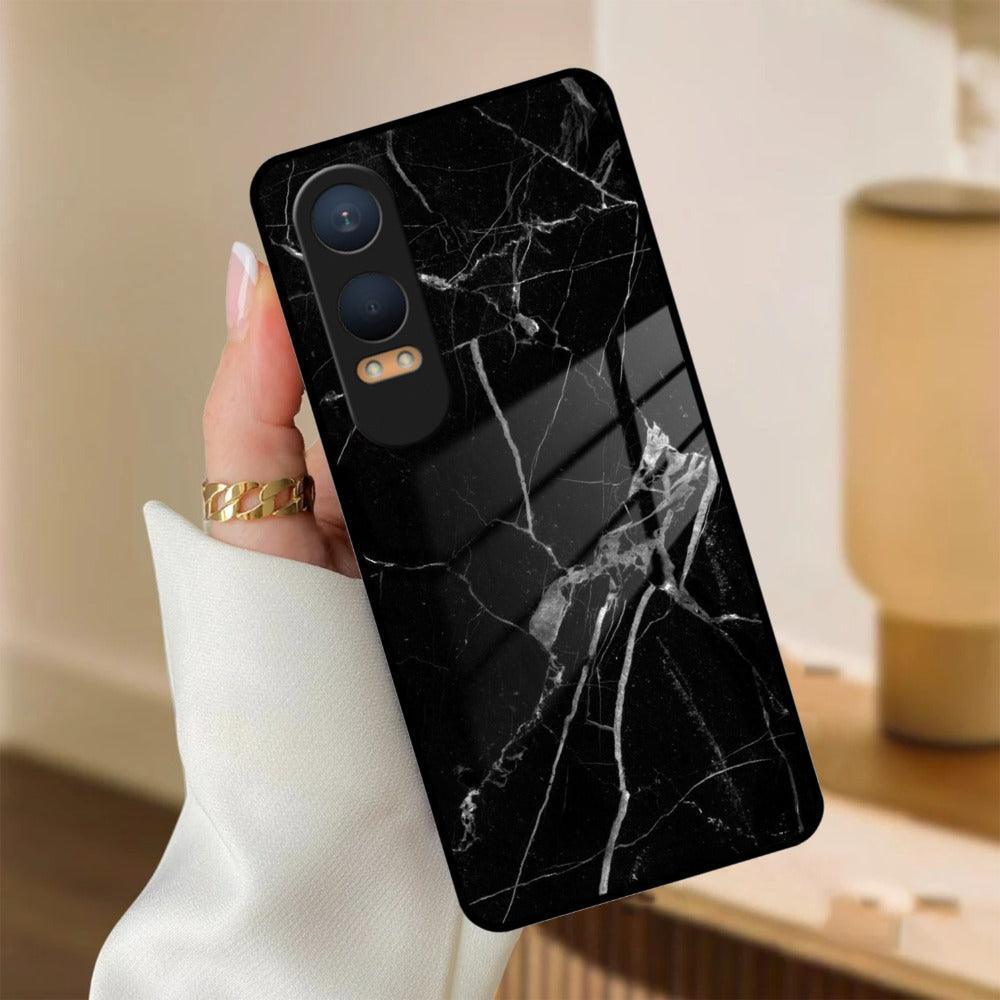 Black Marble Patter Glass Case Cover For OnePlus - ShopOnCliQ