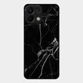 Black Marble Patter Glass Case Cover For Oppo K13 5G