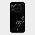 Black Marble Patter Glass Case Cover For Realme 13 5G
