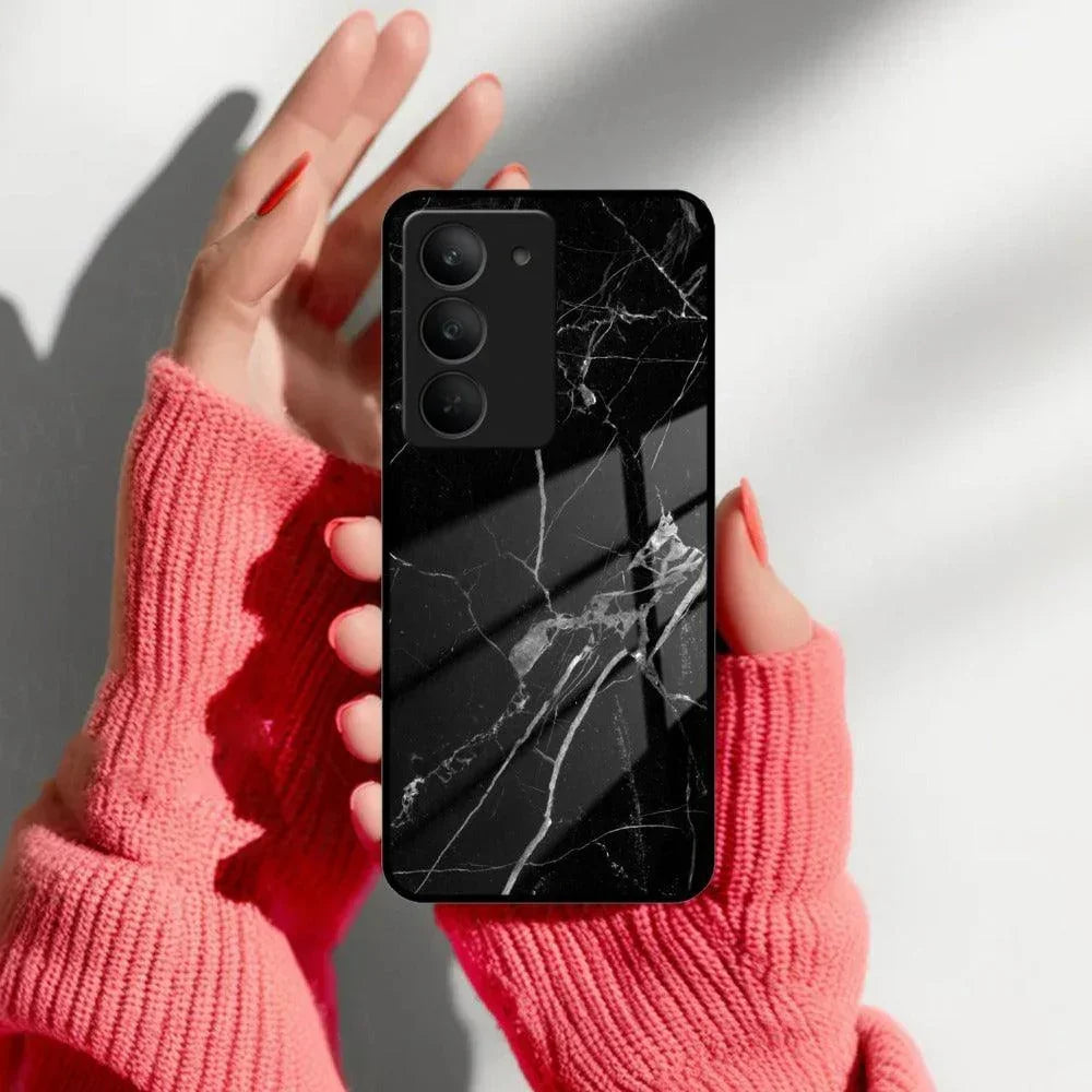 White Marble Patter Glass Case Cover For Realme/Narzo - ShopOnCliQ