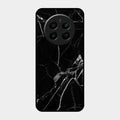 Black Marble Patter Glass Case Cover For Realme Narzo 70 Pro 5G