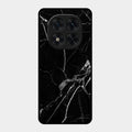 Black Marble Patter Glass Case Cover For Redmi Note 15 Pro Plus 5G