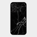 Black Marble Patter Glass Case Cover For Samsung Galaxy A14 5G