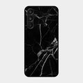 Black Marble Patter Glass Case Cover For Samsung Galaxy A16 5G
