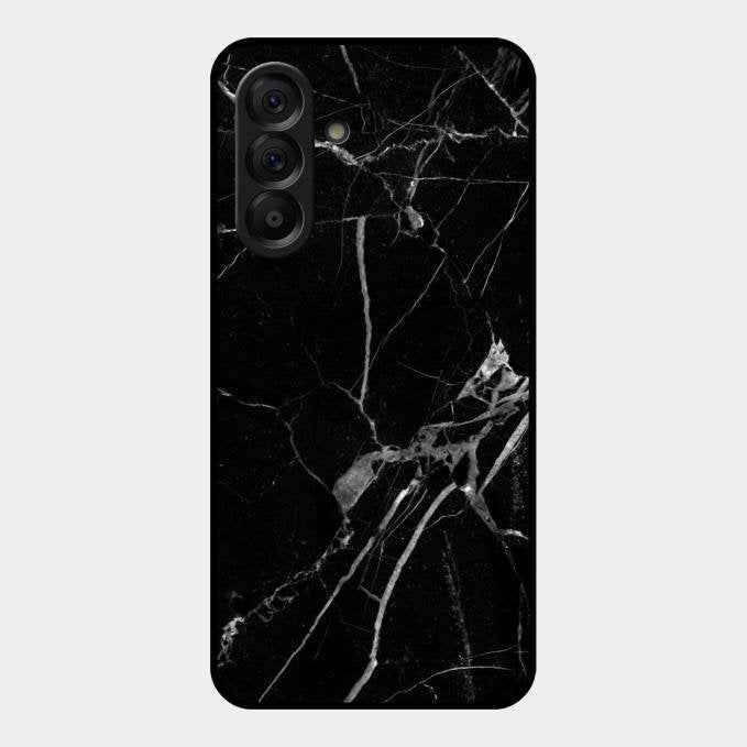 Black Marble Patter Glass Case Cover For Samsung Galaxy A17 5G