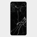 Black Marble Patter Glass Case Cover For Samsung Galaxy F54 5G