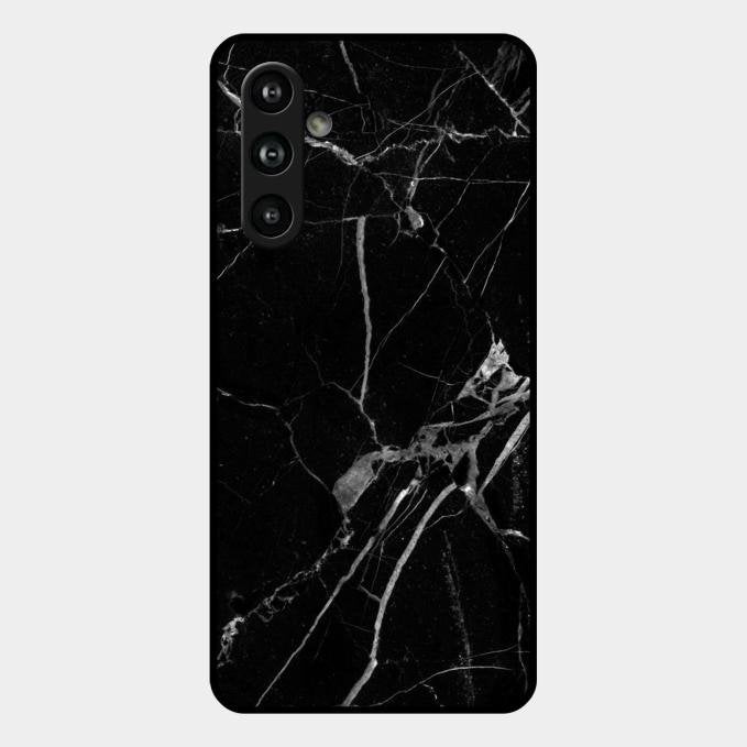 Black Marble Patter Glass Case Cover For Samsung Galaxy F54 5G