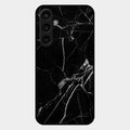 Black Marble Patter Glass Case Cover For Samsung Galaxy S23 Fe 5G