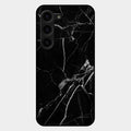 Black Marble Patter Glass Case Cover For Samsung Galaxy S23 Plus 5G