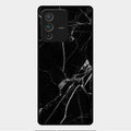 Black Marble Patter Glass Case Cover For Vivo V23 Pro 5G