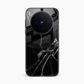Black Marble Patter Glass Case Cover For Vivo X300 5G