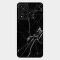 Black Marble Patter Glass Case Cover For Xiaomi 11I 5G