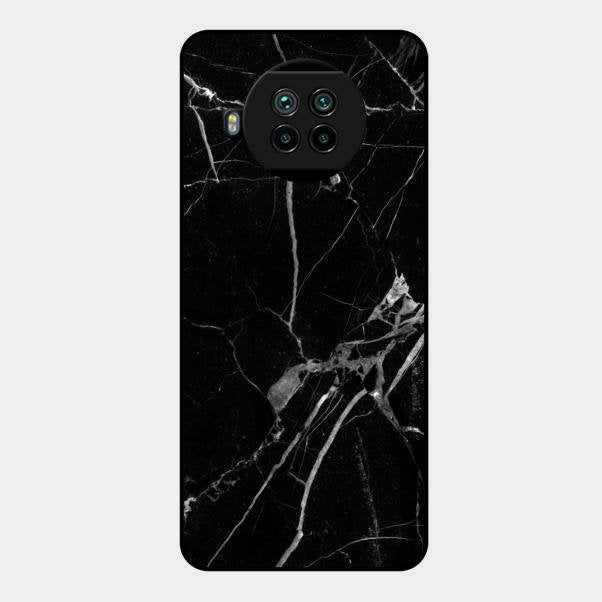 Black Marble Patter Glass Case Cover For Xiaomi Mi 10I 5G