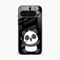 Black Panda Glass Phone Case For Google Pixel 10 Pro XL
