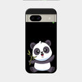 Black Panda Glass Phone Case For Google Pixel 8A 5G