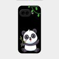 Black Panda Glass Phone Case For Google Pixel 9A 5G