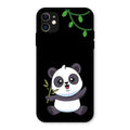 Black Panda Glass Phone Case For iPhone 11