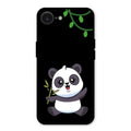 Black Panda Glass Phone Case For iPhone 16e