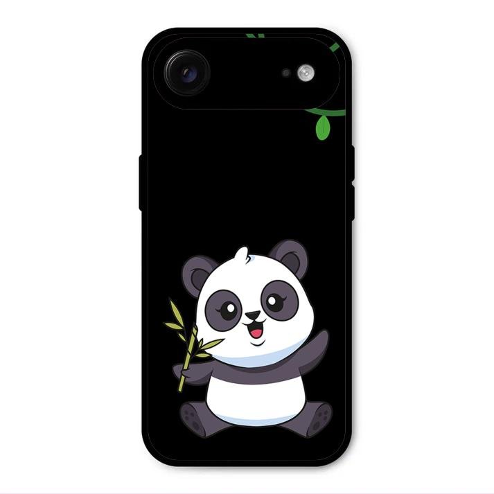 Black Panda Glass Phone Case For iPhone Air