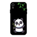 Black Panda Glass Phone Case For iPhone XR