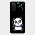 Black Panda Glass Phone Case For Iqoo 3 5G