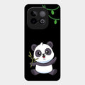 Black Panda Glass Phone Case For Iqoo Neo 10 5G