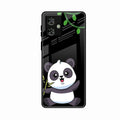 Black Panda Glass Phone Case For Motorola G64 5G