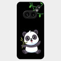 Black Panda Glass Phone Case For Nothing Phone 2A Plus