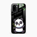 Black Panda Glass Phone Case For OnePlus 15R 5G