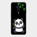 Black Panda Glass Phone Case For Oneplus 7T Pro