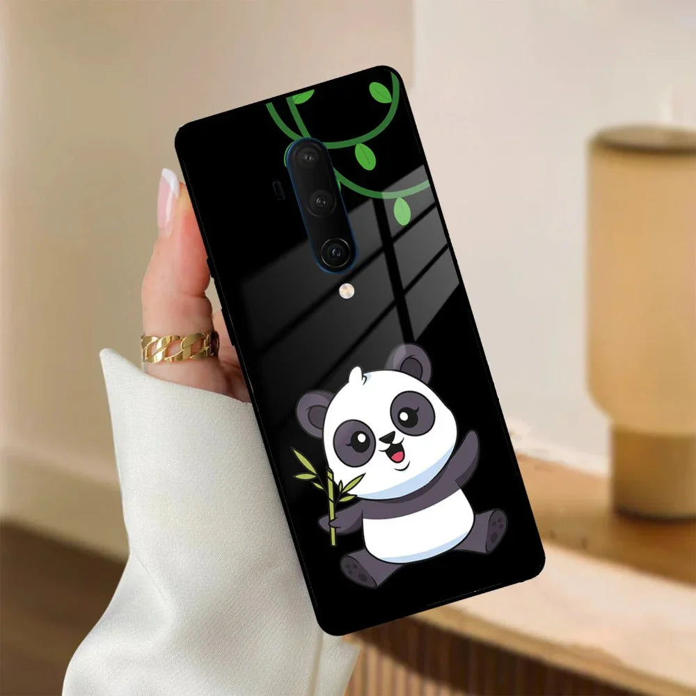Black Panda Glass Phone Case For OnePlus 10T - ShopOnCliQ