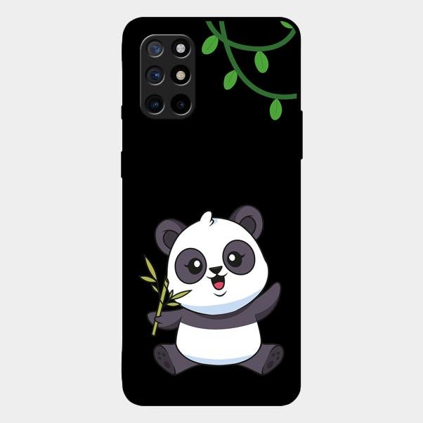 Black Panda Glass Phone Case For Oneplus 8T