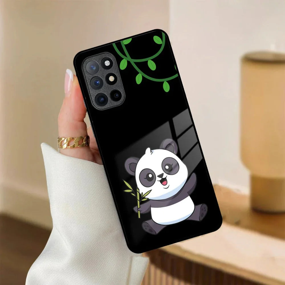 Black Panda Glass Phone Case For OnePlus 10T - ShopOnCliQ